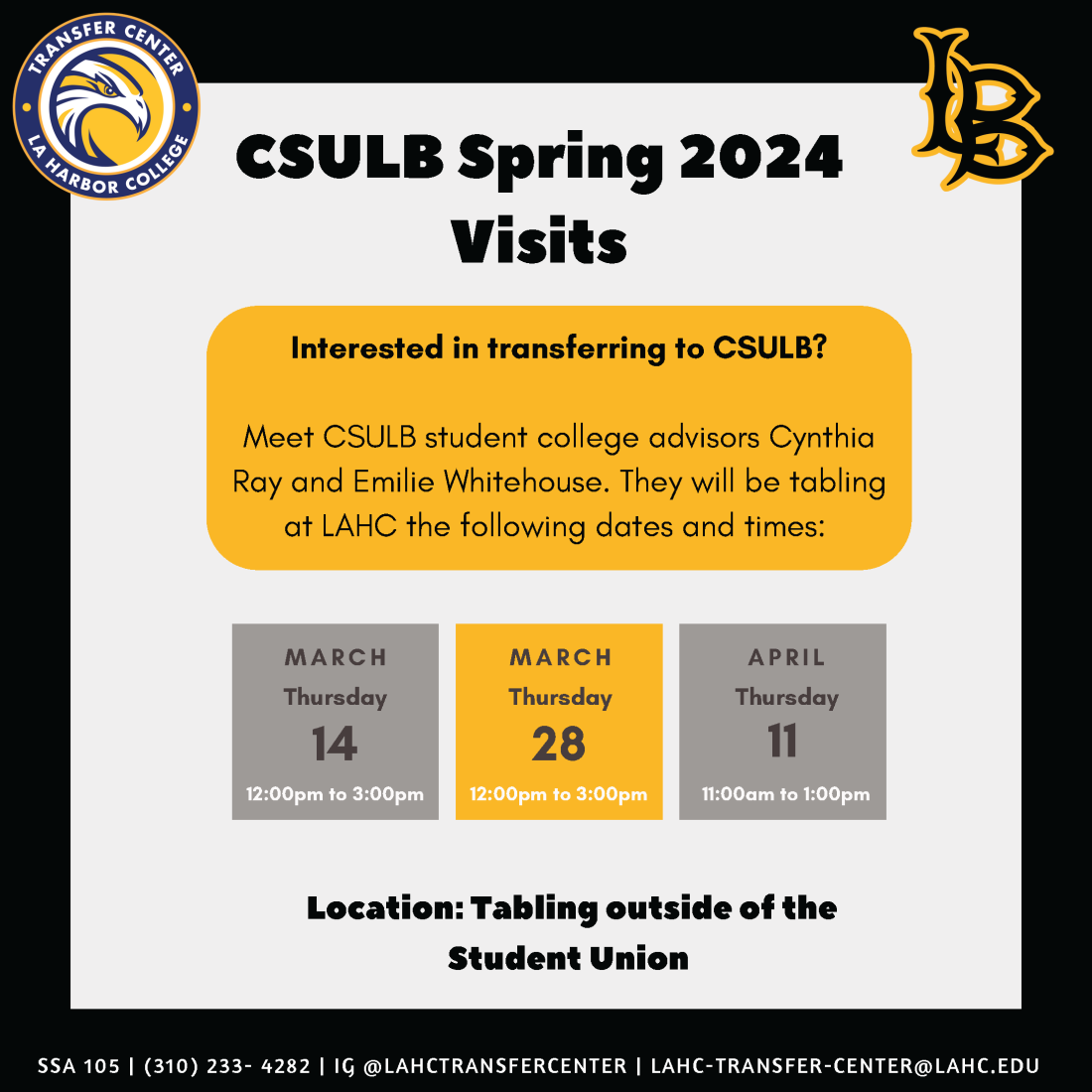 CSULB Spring Visit LAHC
